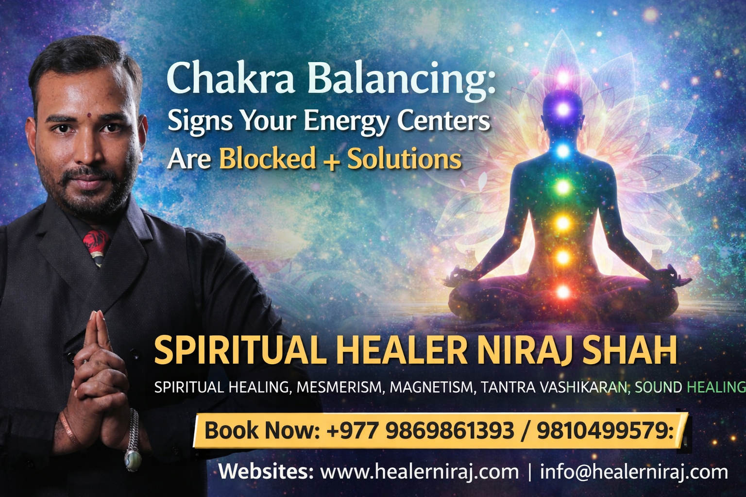 Chakra Balancing: Signs Your Energy Centers Are Blocked + Solutions
