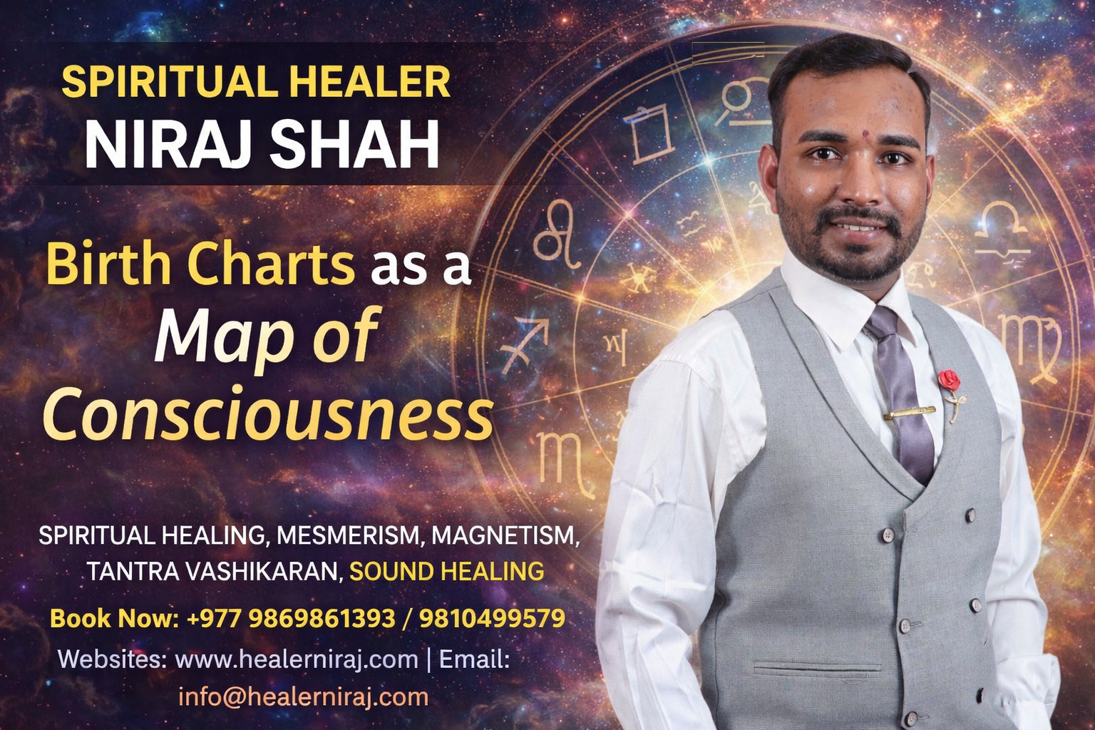 Birth Charts as a Map of Consciousness | Best Healer & Top Astrologer in Nepal